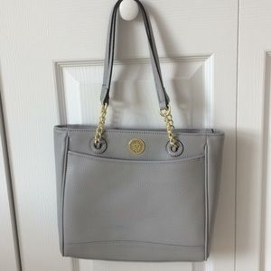 Vegan Anne Klein Grey Shoulder Purse